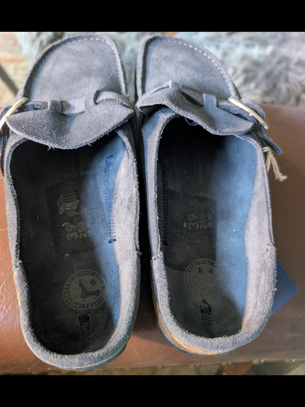 Women's Navy 39 (8) Buckley Birkenstocks New - Picture 3 of 8